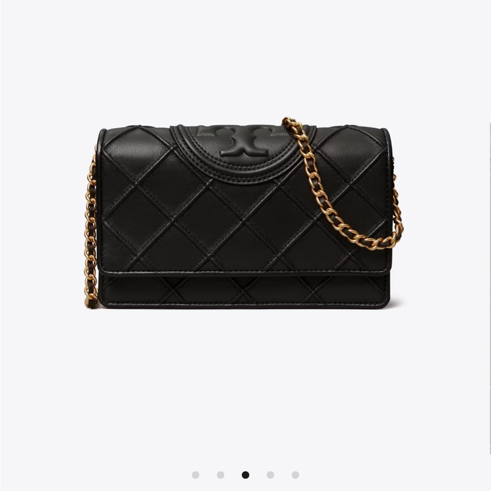 NWT Tory Burch - Fleming Crossbody with Gold Chain - Picture 6 of 16